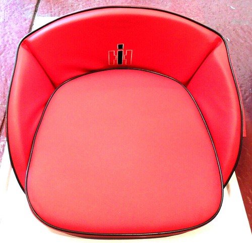 Red seat cushion - seat, cushion;