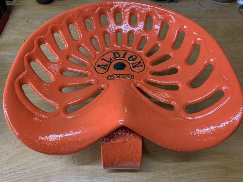 Vintage antique tractor - antique, seat